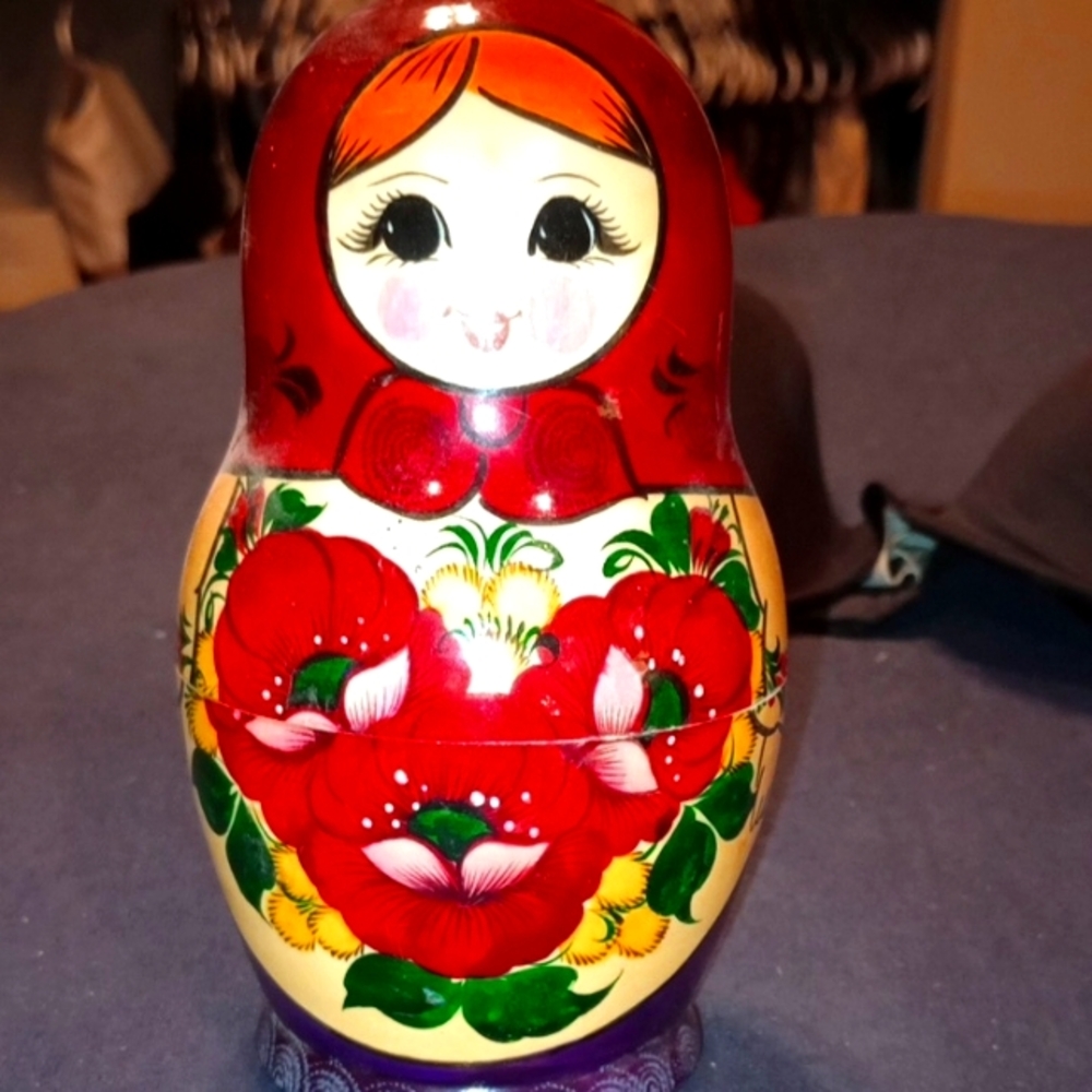 Colorful Russian Matryoshka Doll